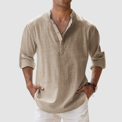 Nathan | Relaxed Fit Linen Shirt