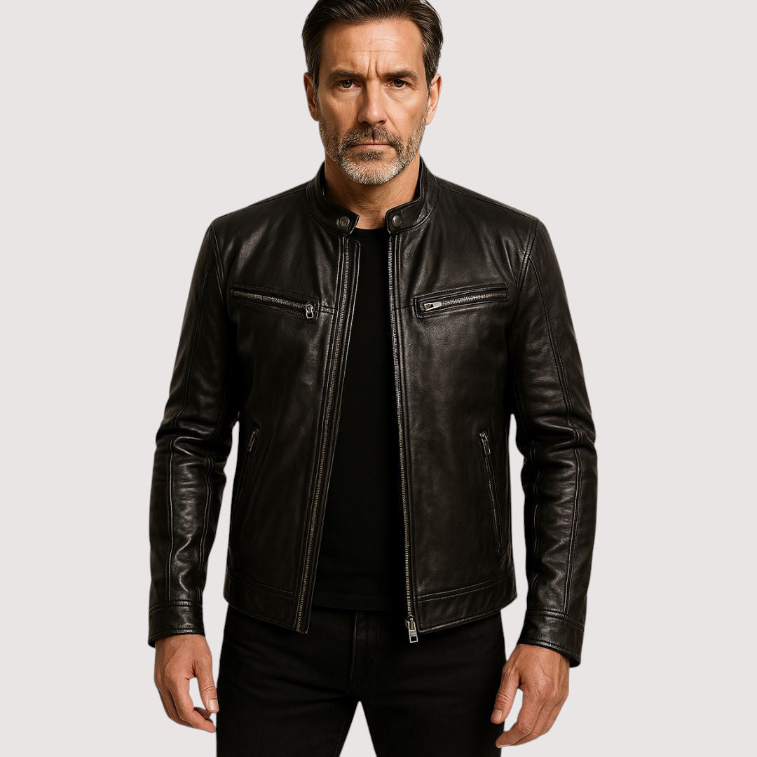 Elyjam - Chaqueta de Cuero