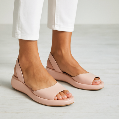 Eleanor | Slingback Wedge Sandals