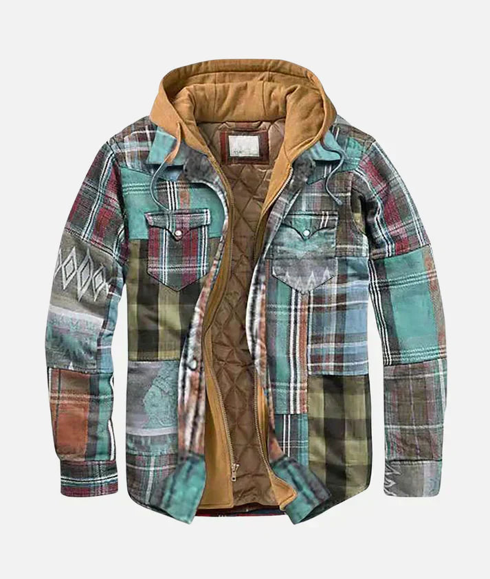 Walter | Patchwork Hooded Jacket