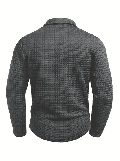 Walter | Textured Long Sleeve Polo