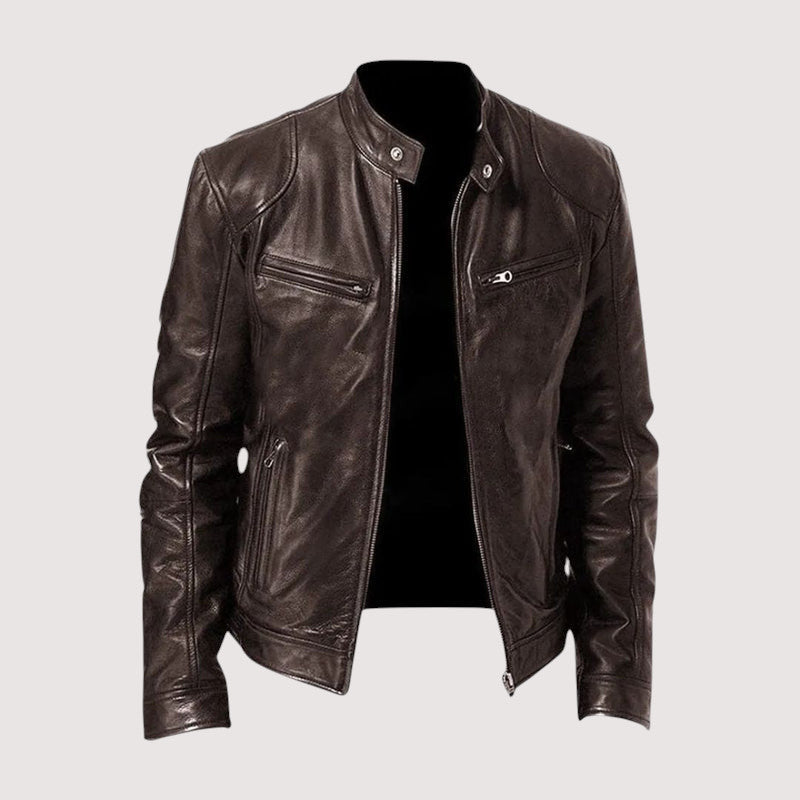 Elyjam - Chaqueta de Cuero