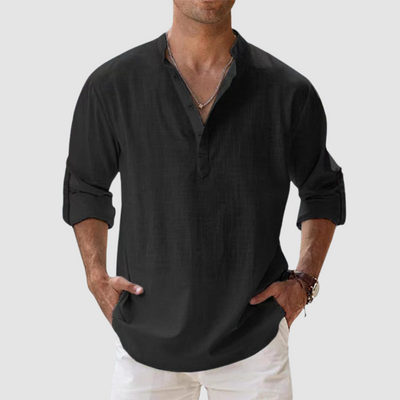 Nathan | Relaxed Fit Linen Shirt