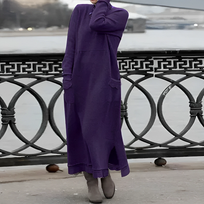 Elaine | Cozy Knit Maxi Dress