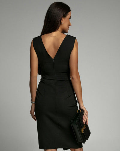 Elena | Pleated Wrap Dress
