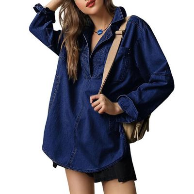 Tessa | Oversized Denim Tunic