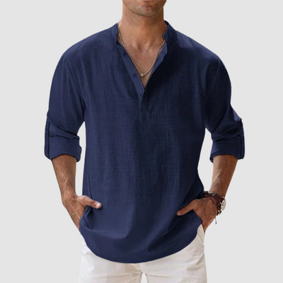 Nathan | Relaxed Fit Linen Shirt