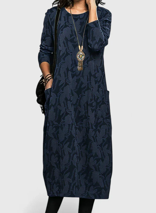 Ivy | Relaxed Green Midi Dress