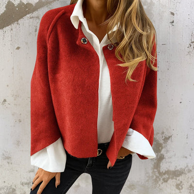 Gloria | Soft Cropped Cape Cardigan