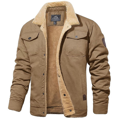 Edward | Sherpa-Lined Workwear Jacket