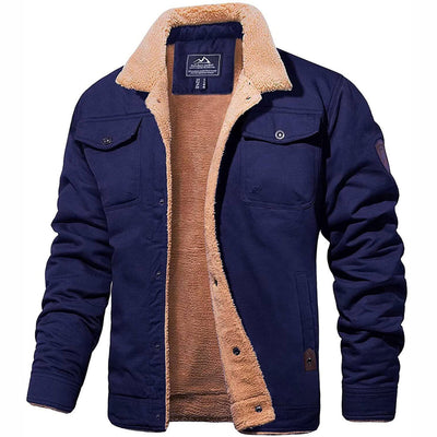 Edward | Sherpa-Lined Workwear Jacket