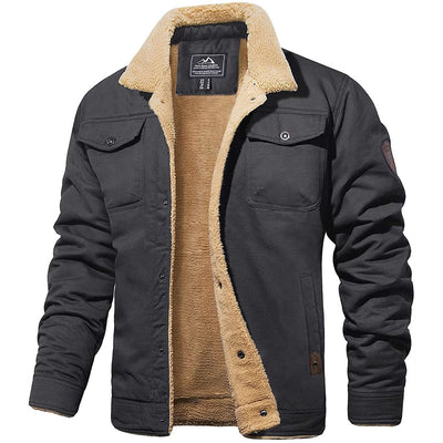 Edward | Sherpa-Lined Workwear Jacket