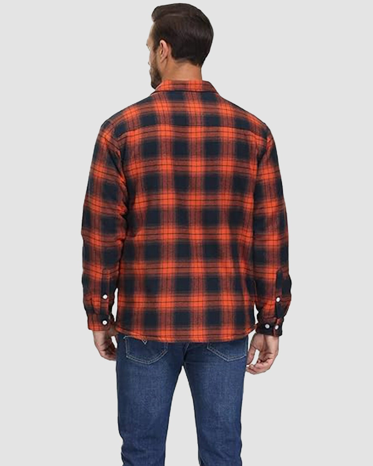 Frank | Sherpa-Lined Plaid Shirt Jacket
