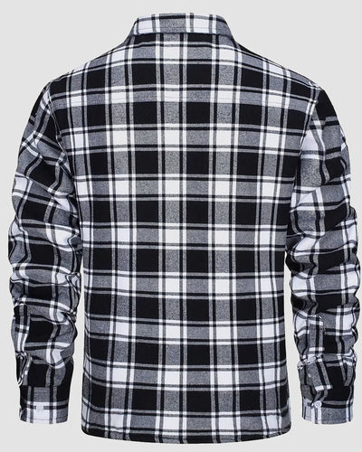 Frank | Sherpa-Lined Plaid Shirt Jacket