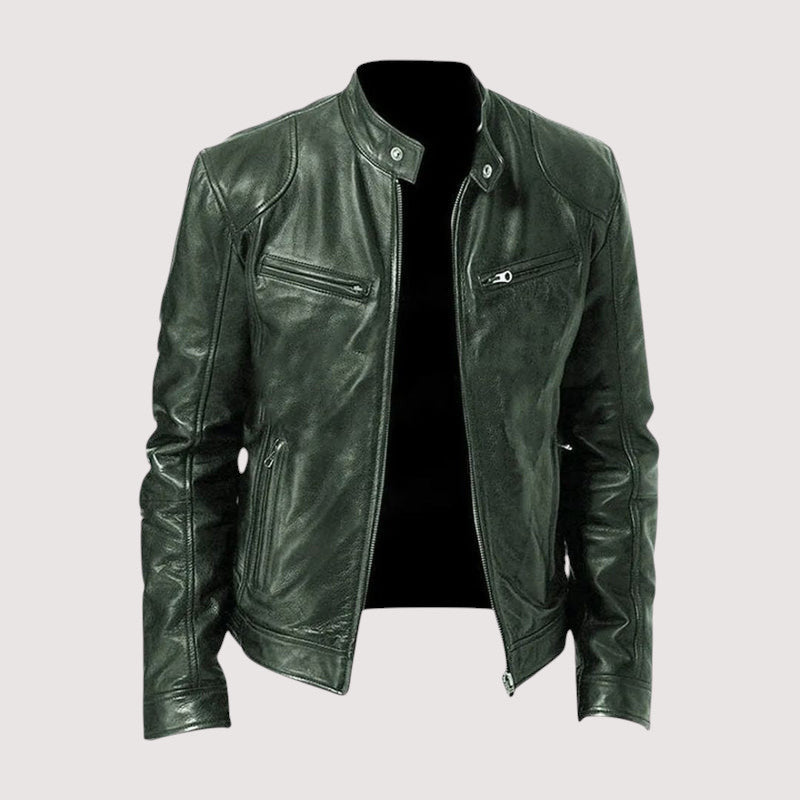 Elyjam - Chaqueta de Cuero