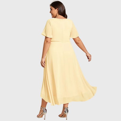 Marianne | Flutter Sleeve Midi Dress