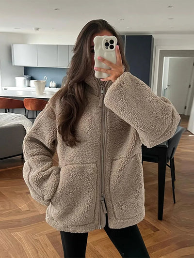 Emma | Cozy Zip-Up Sherpa Jacket
