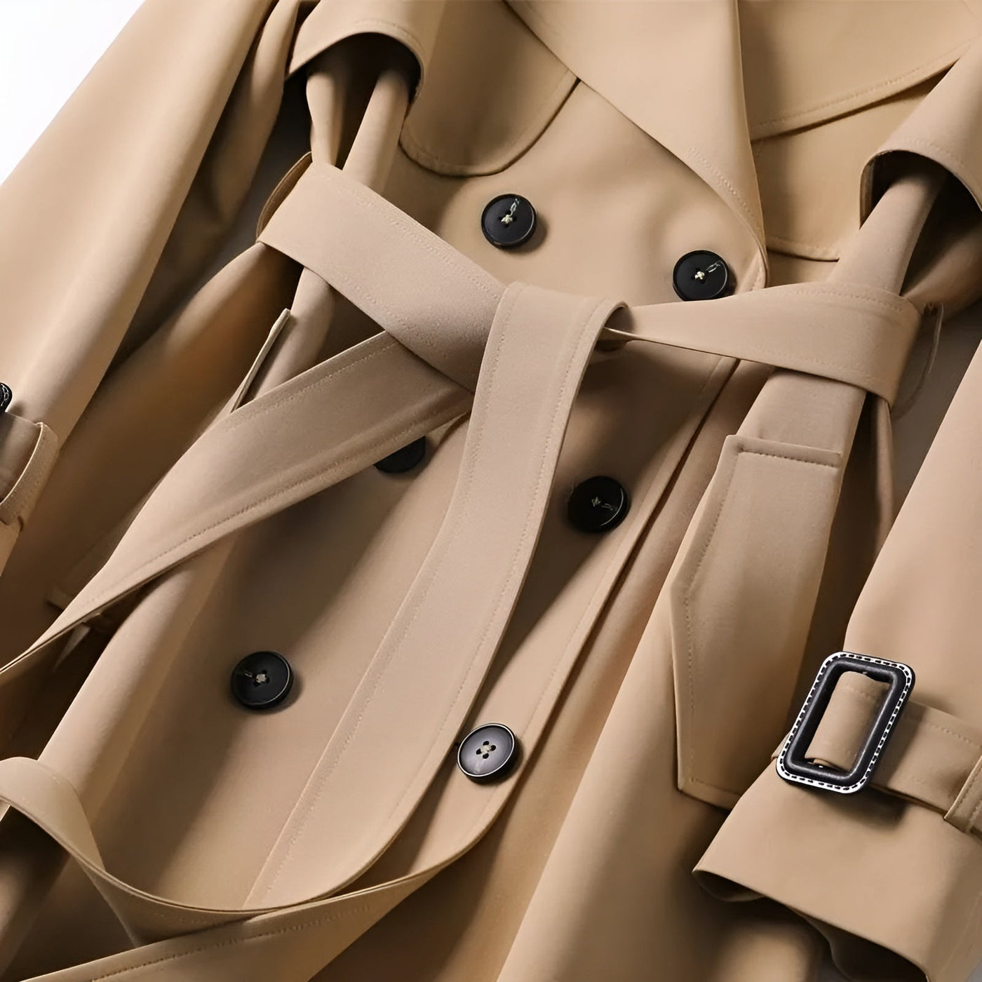Vivian | Classic Belted Trench Coat