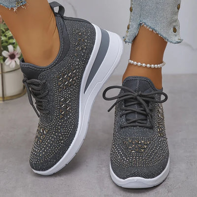 Celeste | Sparkling Knit Comfort Sneakers