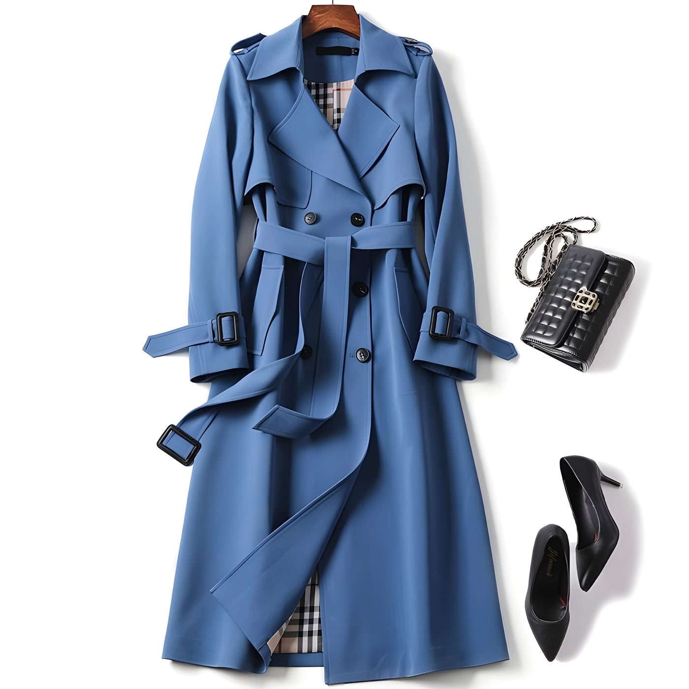 Vivian | Classic Belted Trench Coat