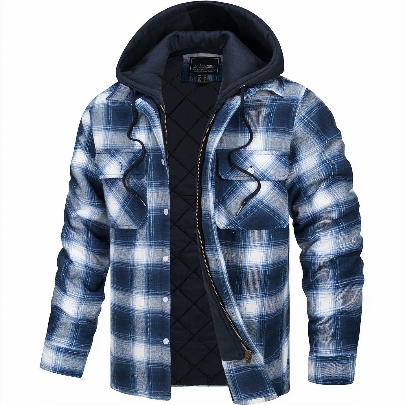 🇪🇸 Karl™ | Chaqueta a Cuadros con Cremallera